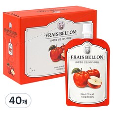프레벨롱 진한 NFC 사과즙, 40개, 100ml