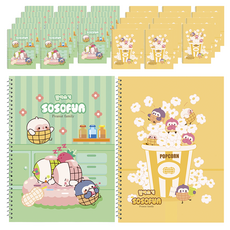 DADA 花生家族聽寫纖薄小學線圈筆記本, 隨機出貨, 30個