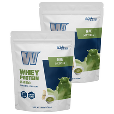 義美生醫 W PROTEIN乳清蛋白飲 抹茶, 500g, 2包