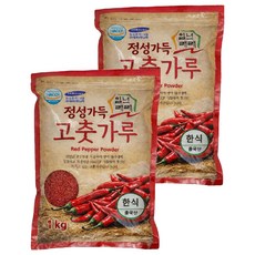 일년래래 중국산 한식용 고춧가루, 1kg, 2개