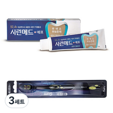 시린메드 에프 치약 125g + 검케어 칫솔, 3세트