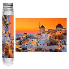 試管中的高難度拼圖, 1個, 150件, 聖托里尼日落