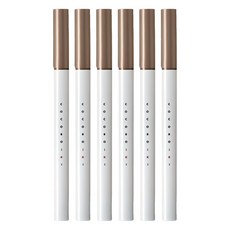 COCOROIKI 珍珠亮澤眼線液筆-02 0.5ml, 星漾棕, 6支