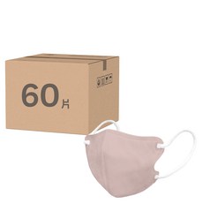 順易利 成人立體醫用口罩 美顏款, 藕粉色, 30片, 2盒