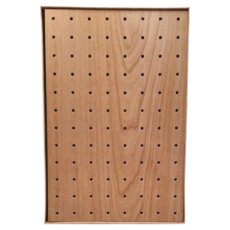 Pomei 博美 玩丸圓圈板收納套組, 洞洞板 8" x 12" - 木紋, 1組