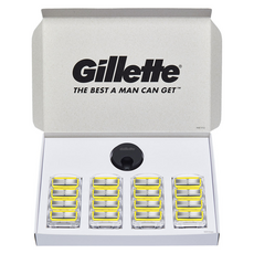 Gillette 吉列 Flexball 鋒護刮鬍刀片, 16入, 1個