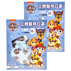 FAIR BABY 法兒貝 3D立體醫療防護口罩 好日子, 汪汪隊立大功, 30片, 2盒