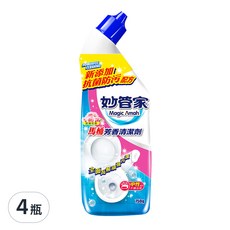 Magic Amah 妙管家 馬桶芳香清潔劑, 新添加抗菌防污配方, 750g, 4瓶