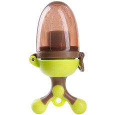 Yecomam 矽膠咬咬樂+替換頭, 綠色, 1入