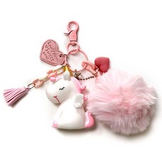 동화속 유니콘 키링, 핑크