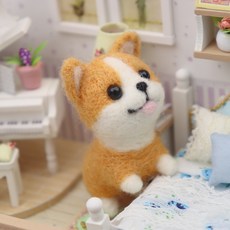 ARTJOY DIY 羊毛氈套組, 威爾斯柯基犬, 1個