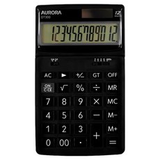 AURORA 震旦 12位馬卡龍系列計算機 DT300, 黑色, 1個