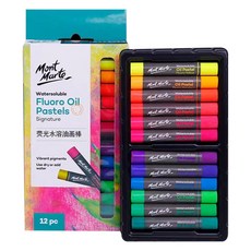 含螢光色 油畫棒 16色螢光套組, 1套, 12色