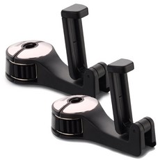 URBAN CAR 掛包兩用車用手機頭枕支架, 銀色, 2個