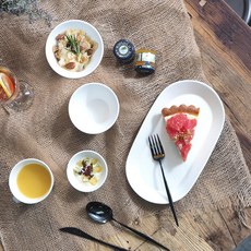 BOWLBOWL 韓國製 Urban Daily 單人餐具5件組, 1套, 飯碗 1個+湯碗 1個+醬料碗 1個+馬克杯 1個+橢圓盤 1個