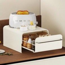 Home&Toy 寬版廚房抽屜收納櫃, 白色, 1個