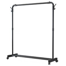 써뉴즈 홈 스탠드 행거 이동형 1단, 블랙