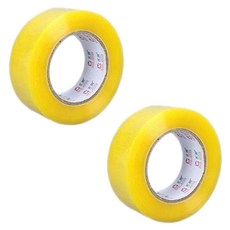 Atelier Lime箱裝膠帶 5.5cm*110m, 2個, 黃色透明