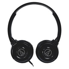 audio-technica 鐵三角 智慧型手機用可折疊頭戴式耳機 原廠保固, ATH-S100IS(BK), 黑色