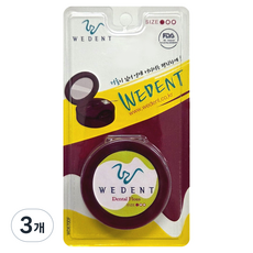 WEDENT 威登 輕巧型細線牙線 梅子口味, 3個, 1入, 61m