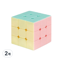 건스무역 파스텔 큐브 3 x 3, 혼합색상, 2개