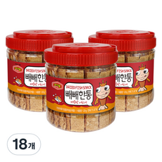 머거본 빼빼한통 매운맛 어포스낵, 120g, 18개