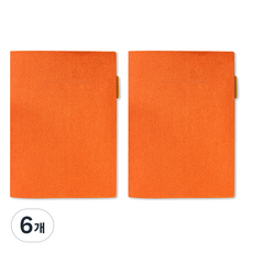 희망사무포인트 A4 로즈마리 멀티투포켓홀더 HG0030, 주황, 6개