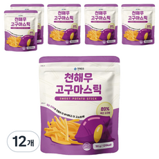 천해무 고구마 스틱, 50g, 12개