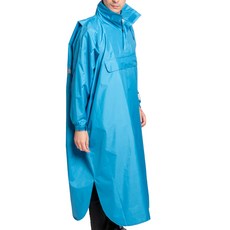 PIOGGIA 義式輕量套頭雨衣, 4XL, 霧霾藍