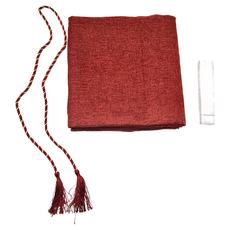 iINDOORS 英倫家居 免打孔窗簾 500g, 150 x 200cm, 酒紅色