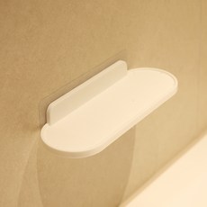 뉴앤룩 부착형 주방 욕실 미니선반 트레이, 화이트, 1개