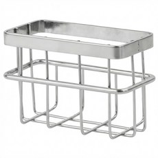 comet Kitchen 免打孔菜瓜布架, 1個, 銀色