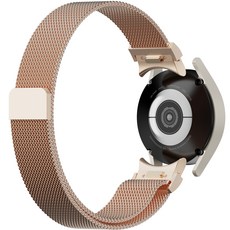 NUART Galaxy Watch 單鍵式米蘭尼斯金屬錶帶, 玫瑰金, 1個