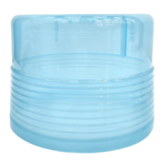 JUSKU 佳斯捷 小丹圓椅/小椅凳/矮凳/塑膠椅 370g 2個, 藍色