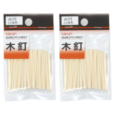 Kakuri 角力 木釘 Slim B 45mm 54114, 40個