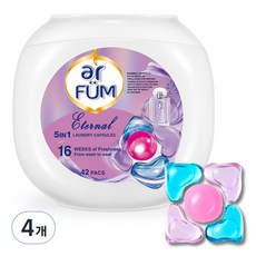 아로퓸 5in1 퓨어블라썸 캡슐세탁세제, 42개입, 4개