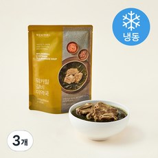 워커힐호텔 갈비 미역국 (냉동), 600g, 3개