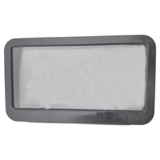 浴室防水手機盒, 長19cm寬10cm, 適用6.8吋以下手機, ABS+PET材質, 無痕貼壁掛, 免打孔, 適用浴室浴缸洗臉台淋浴間, 質感黑色, 1個