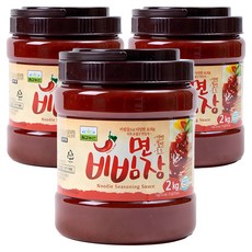 칠갑농산 면비빔장, 2kg, 3개