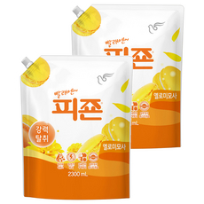 碧珍 高級衣物香氛柔軟精補充包 Yellow Mimosa, 2.3L, 2包