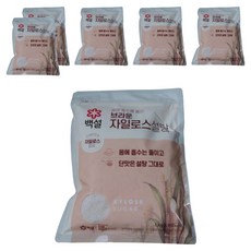 백설 자일로스 브라운 설탕, 1kg, 6개