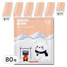 Happyday 暖足貼 迷你 2片入, 80包