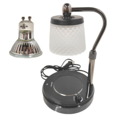 Rofancy 洛帆晞 黑鎳爵士定時融蠟燈, 搖滾黑菱格 黑色