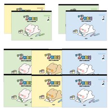 PENPIA 可撕式膠裝素描本 隨機出貨, 18張, 10個