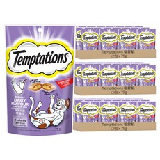 Temptations 喵愛餡 貓點心, 香濃牛奶口味, 75g, 36包