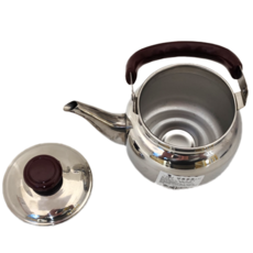 Argus 雅緻 小可愛茶壺, 高級不鏽鋼 #201 電木, 0.5L, 1個, 銀色