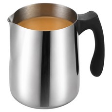 Kohenheim 便利手柄型全不鏽鋼刻度拉花杯 600ml