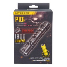 NITECORE 奈特科爾 1800流明 290米 一鍵爆閃 高亮度手電筒 智能電池 警務 防水 快拔套, 1個