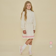 BEVERLY HILLS POLO CLUB 比佛利保羅 女童Macy半拉鍊連身裙