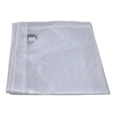 拉鏈粗網洗衣袋 細網束口拉繩 小 40 x 30cm, 細網束口 白色, 5個